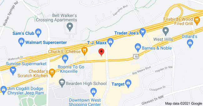 Tennessee 8105 Knoxville Location
